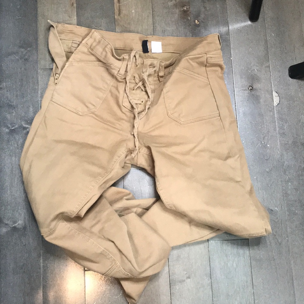 Khaki skinny pants